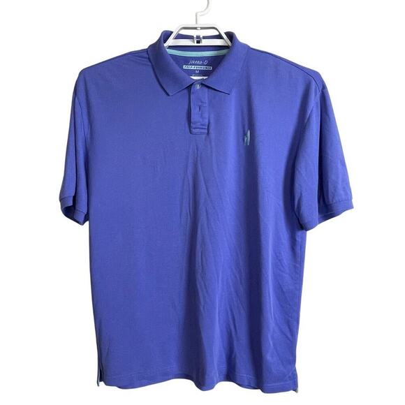 Johnnie-O Prep-Formance Men's size M Blue Polo Shirt Embroidered Logo - Picture 1 of 6